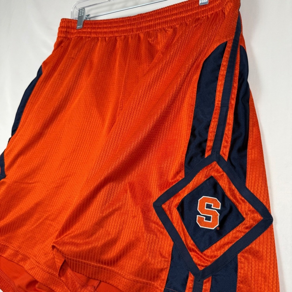 Nike Syracuse Orange Basketball Shorts Mens XL Orange Navy Blue NCAA Athletic